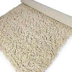 Tappeto A Pelo Lungo - Fassale Hand Woven Wool Shaggy (crema)