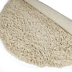Tappeto rotondo - Fassale Hand Woven Wool Shaggy (crema)