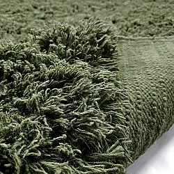 Tappeto A Pelo Lungo - Fassale Hand Woven Wool Shaggy (verde muschio)