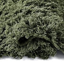Tappeto A Pelo Lungo - Fassale Hand Woven Wool Shaggy (verde muschio)