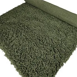 Tappeto A Pelo Lungo - Fassale Hand Woven Wool Shaggy (verde muschio)