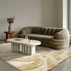 Tappeto A Pelo Lungo - Fergana (crema/beige)