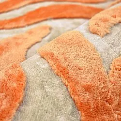 Tappeto A Pelo Lungo - Fergana (crema/arancia)