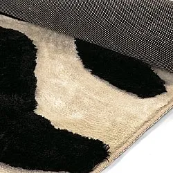 Tappeto A Pelo Lungo - Fergana (crema/nero)