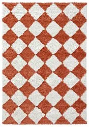 Tappeto A Pelo Lungo - Albi (bianco/arancione)