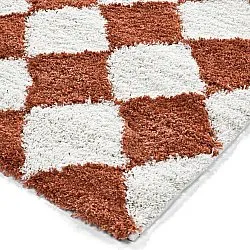 Tappeto A Pelo Lungo - Albi (bianco/arancione)