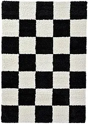 Tappeto A Pelo Lungo - Gordes (bianco/nero)