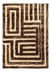 Tappeto A Pelo Lungo - Karbala (beige/marrone)