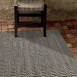 Tappeto In Lana - Larkana (beige/nero)