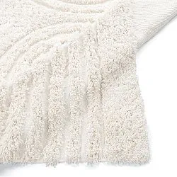 Tappeto A Pelo Lungo - Lindos Natural Cotton Shaggy (bianco)
