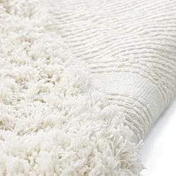 Tappeto A Pelo Lungo - Lindos Natural Cotton Shaggy (bianco)
