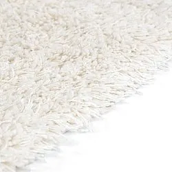 Tappeto A Pelo Lungo - Lindos Natural Cotton Shaggy (bianco)