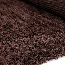 Tappeto A Pelo Lungo - Molyvos Natural Cotton Shaggy (marrone)