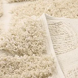 Tappeto A Pelo Lungo - Otranto Natural Cotton Shaggy (bianco)