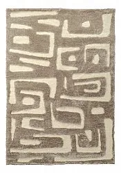 Tappeto A Pelo Lungo - Palmyra (beige/bianco)