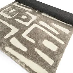Tappeto A Pelo Lungo - Palmyra (beige/bianco)