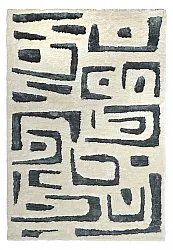 Tappeto A Pelo Lungo - Palmyra (bianco/blu navy)