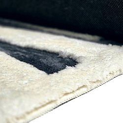 Tappeto A Pelo Lungo - Palmyra (bianco/blu navy)