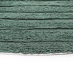 Tappeto rotondo - Rani Natural Cotton Shaggy (verde)