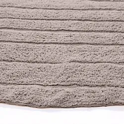 Tappeto rotondo - Rani Natural Cotton Shaggy (tortora)
