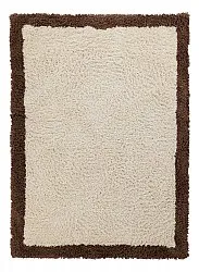 Tappeto A Pelo Lungo - Sagres Natural Cotton Shaggy (bianco sporco/marrone)
