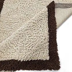 Tappeto A Pelo Lungo - Sagres Natural Cotton Shaggy (bianco sporco/marrone)