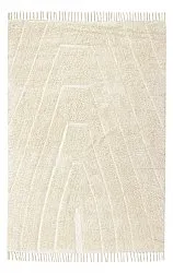 Tappeto A Pelo Lungo - Sivia Natural Cotton Shaggy (bianco)
