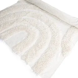 Tappeto A Pelo Lungo - Sivota Natural Cotton Shaggy (bianco)