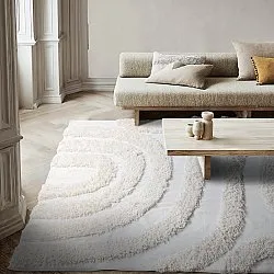 Tappeto A Pelo Lungo - Sivota Natural Cotton Shaggy (bianco)