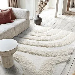 Tappeto A Pelo Lungo - Sivota Natural Cotton Shaggy (bianco)