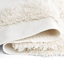 Tappeto A Pelo Lungo - Sivota Natural Cotton Shaggy (bianco)