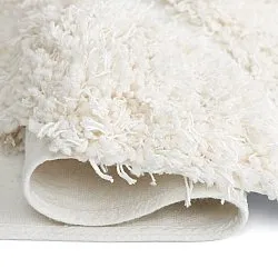 Tappeto A Pelo Lungo - Sivota Natural Cotton Shaggy (bianco)
