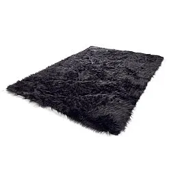 Tappeto A Pelo Lungo - Sohar (nero)