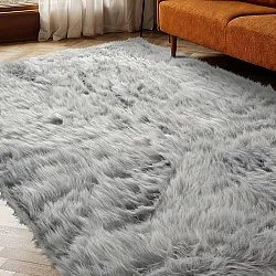 Tappeto A Pelo Lungo - Sohar (grigio chiaro)