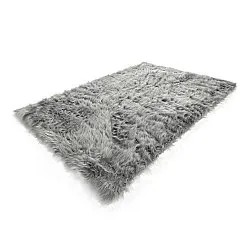 Tappeto A Pelo Lungo - Sohar (grigio chiaro)