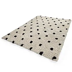 Tappeto A Pelo Lungo - Soria Natural Cotton Shaggy (bianco sporco/nero)