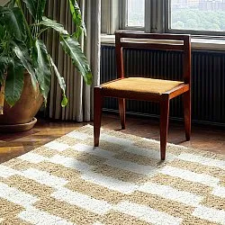 Tappeto A Pelo Lungo - Tamri (beige/bianco)