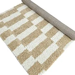 Tappeto A Pelo Lungo - Tamri (beige/bianco)