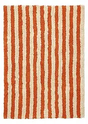 Tappeto A Pelo Lungo - Thira Stripe Cotton Shaggy (giallo chiaro/arancione chiaro)