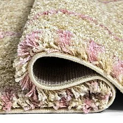 Tappeto A Pelo Lungo - Tiznit (beige/rosa)