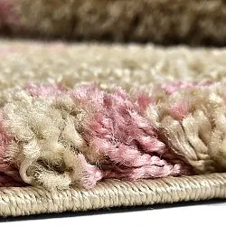 Tappeto A Pelo Lungo - Tiznit (beige/rosa)