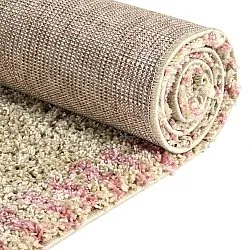 Tappeto A Pelo Lungo - Tiznit (beige/rosa)