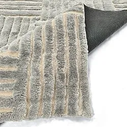 Tappeto A Pelo Lungo - Tyros (crema/grigio)