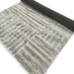 Tappeto A Pelo Lungo - Tyros (crema/grigio)
