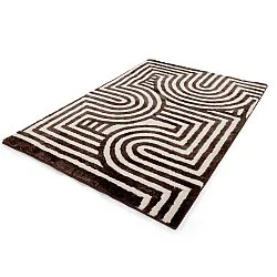 Tappeto A Pelo Lungo - Volos (crema/marrone)