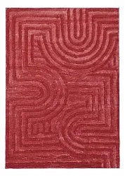 Tappeto A Pelo Lungo - Volos (rosso/rosa)