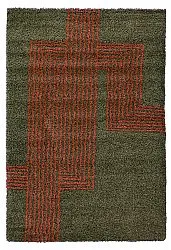 Tappeto A Pelo Lungo - Zagora (verde/arancione)