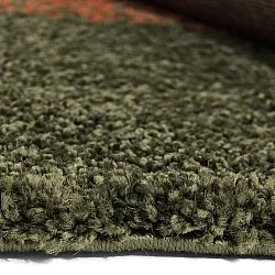 Tappeto A Pelo Lungo - Zagora (verde/arancione)