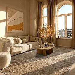 Tappeto A Pelo Lungo - Zoe (beige)