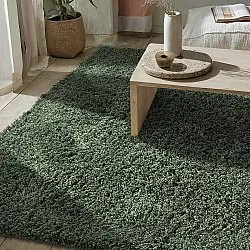 Tappeto A Pelo Lungo - Combarro Solid Cotton Shaggy (verde)